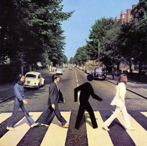 abby Crossing guys emulating our cultural icons.